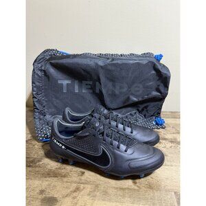 Nike Tiempo Legend 9 Elite FG | Black • Blue | Multi Sizes | CZ8482-001